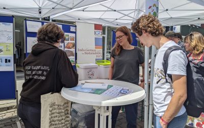 Dr Anna Uffmann during IGCS in Aachen Aktionstag Nachhaltigkeit