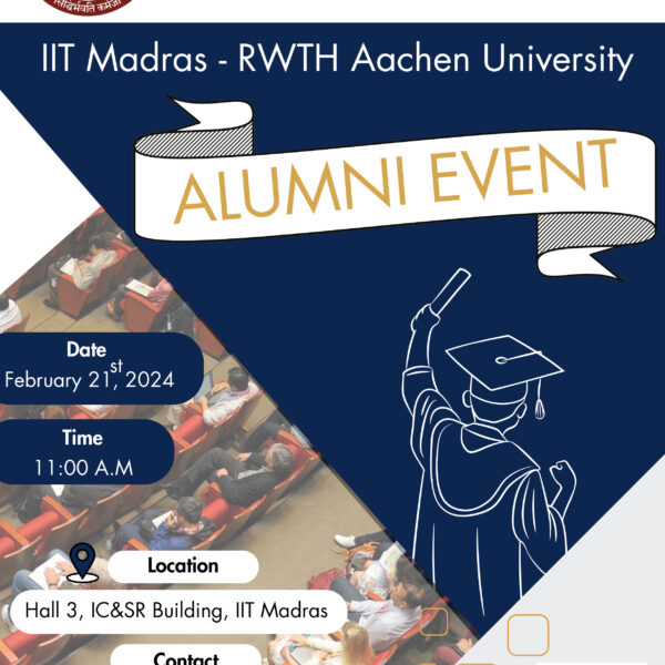IIT Madras + RWTH Aachen, IGCS alumni event in Chennai, India
